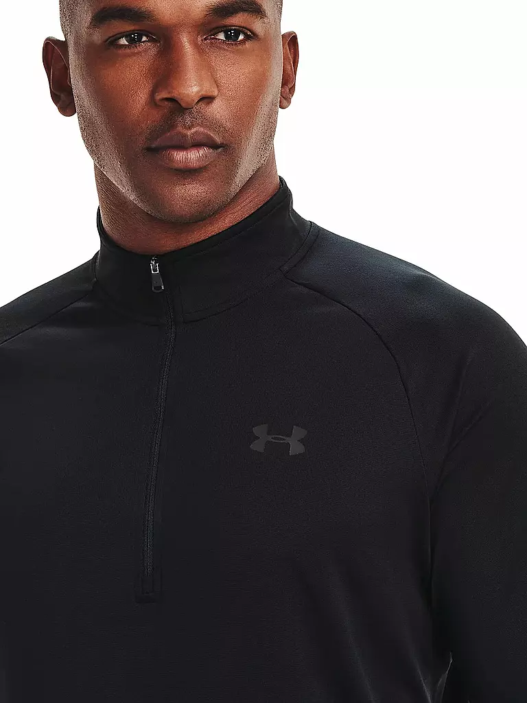 UNDER ARMOUR | Herren Fitnessshirt UA Tech™ 1/2 Zip | schwarz