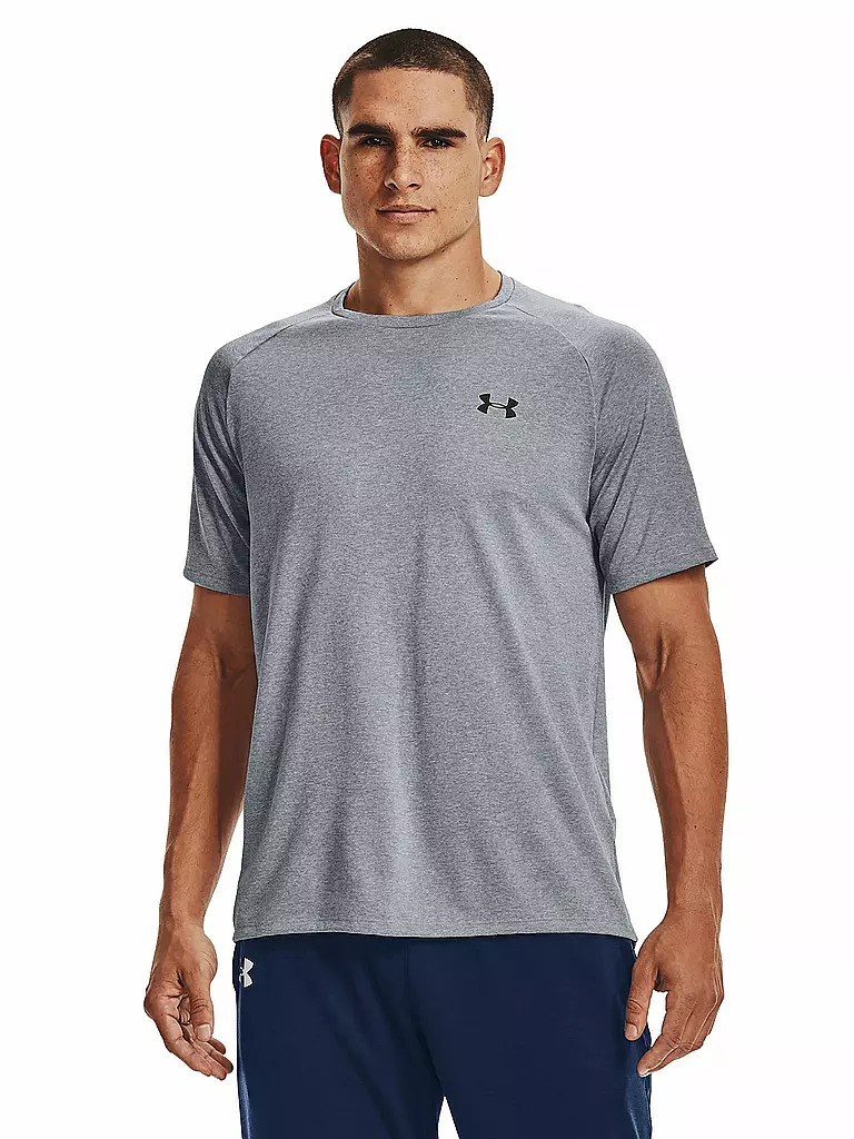 UNDER ARMOUR | Herren Fitnessshirt UA Tech™ 2.0 | hellgrau