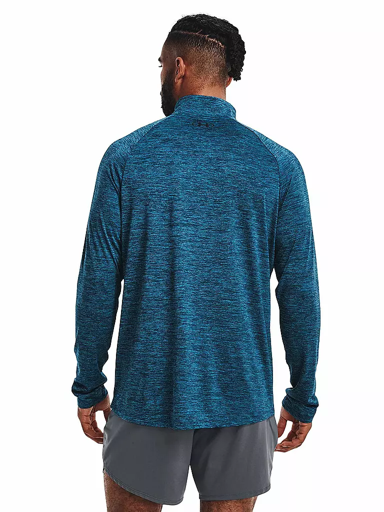 UNDER ARMOUR | Herren Fitnessshirt UA Tech™ Shirt mit ½-Zip | türkis