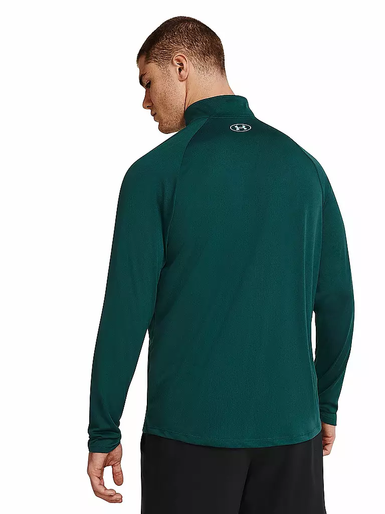 UNDER ARMOUR | Herren Fitnessshirt UA Tech™ Shirt mit ½-Zip | petrol