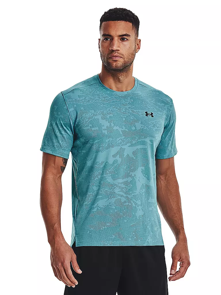 UNDER ARMOUR | Herren Fitnessshirt UA Tech™ Vent Jacquard | hellblau