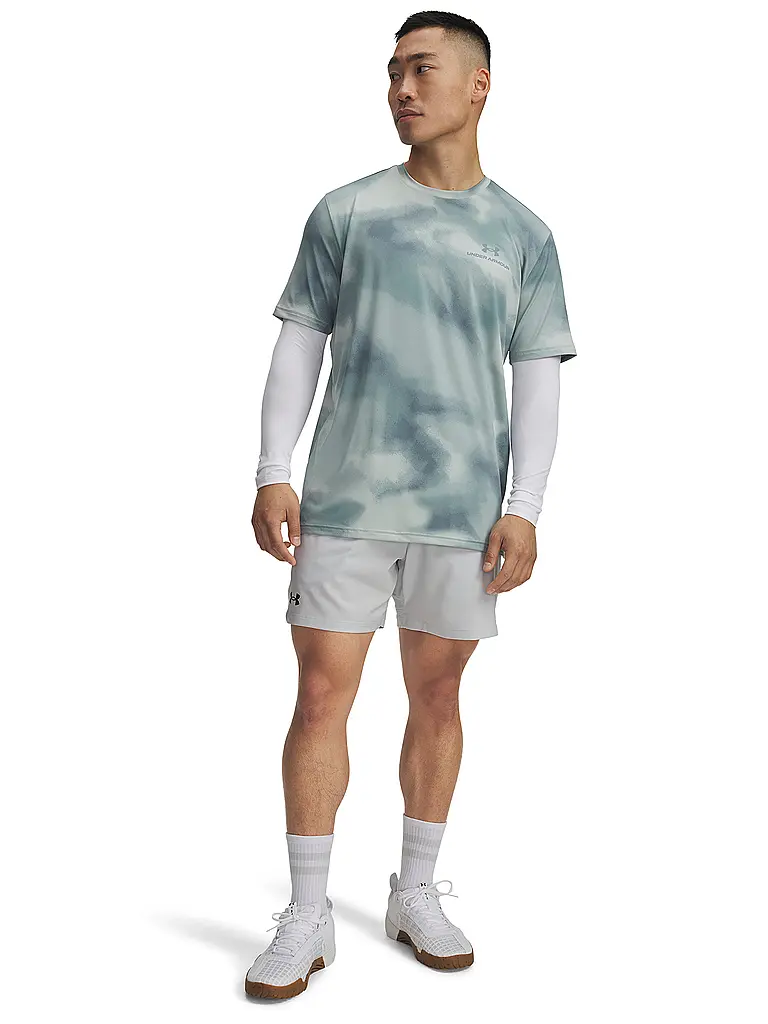 UNDER ARMOUR | Herren Fitnessshirt UA Vanish Energy Printed | petrol