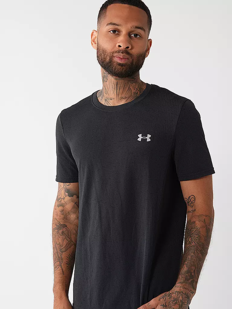 UNDER ARMOUR | Herren Fitnessshirt UA Vanish Seamless | dunkelblau