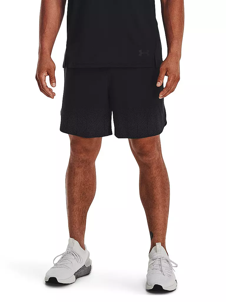 UNDER ARMOUR | Herren Fitnessshort Armourprint | schwarz