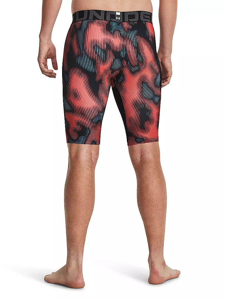 UNDER ARMOUR | Herren Fitnessshort HeatGear® Printed | rot