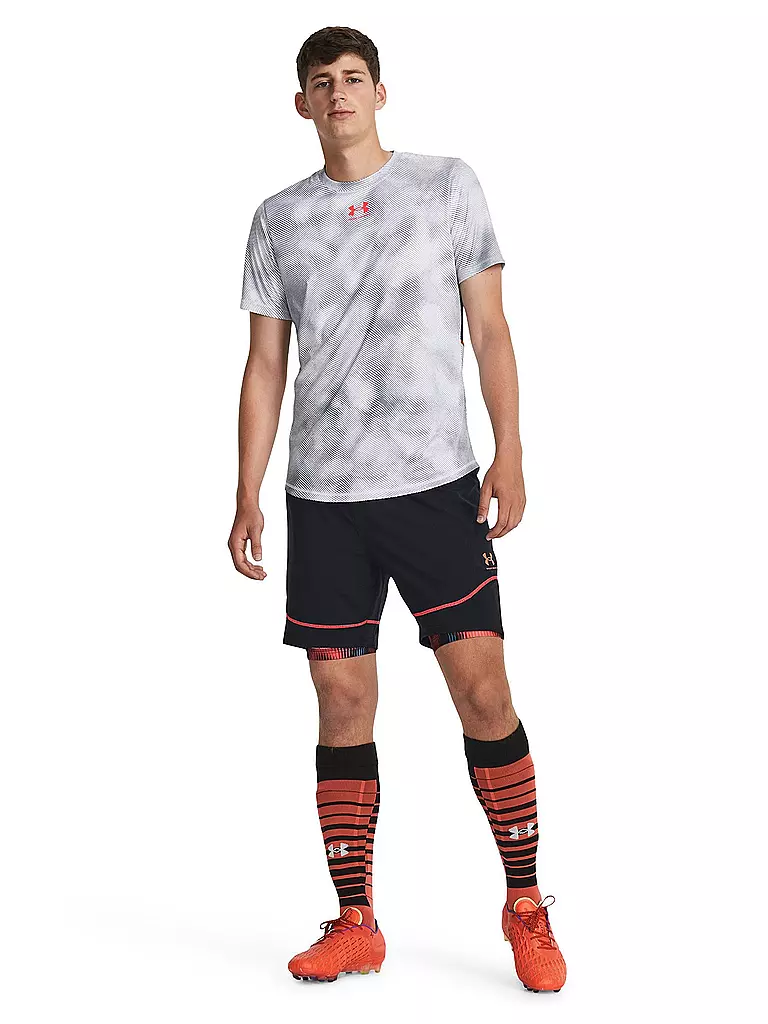 UNDER ARMOUR | Herren Fitnessshort HeatGear® Printed | rot