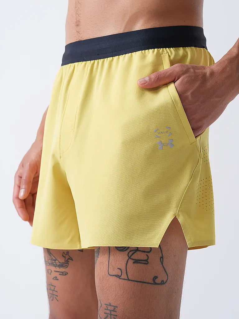 UNDER ARMOUR | Herren Fitnessshort UA Halo Train | gelb