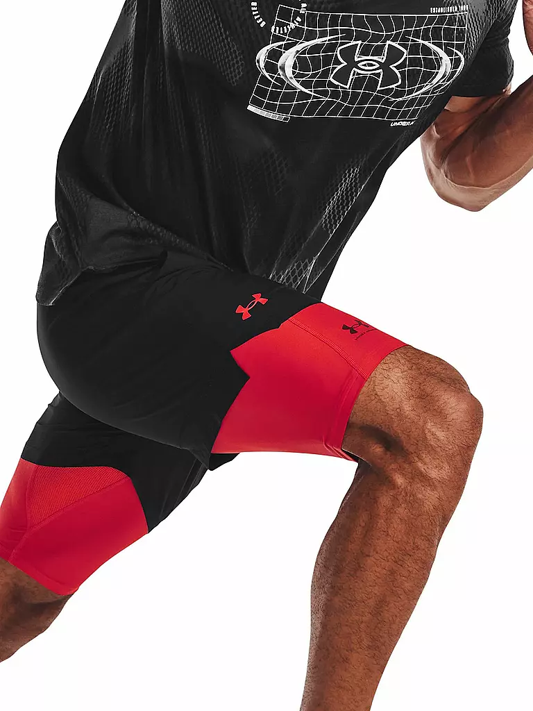 UNDER ARMOUR | Herren Fitnessshort UA Iso-Chill Lange Kompression | rot