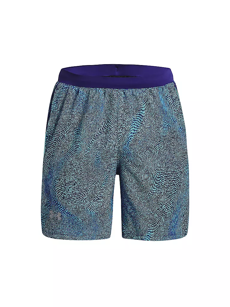 UNDER ARMOUR | Herren Fitnessshort UA Launch 7'' Printed | blau