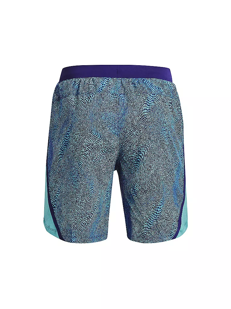 UNDER ARMOUR | Herren Fitnessshort UA Launch 7'' Printed | blau