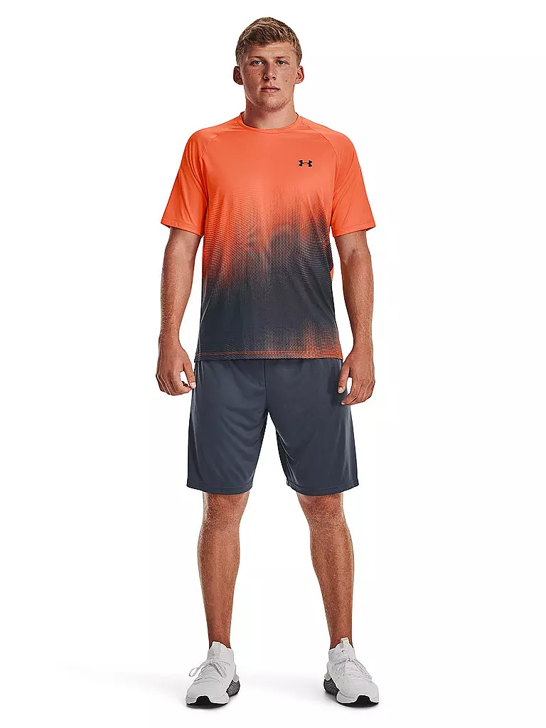 UNDER ARMOUR | Herren Fitnessshort UA Tech™ Graphic | grau