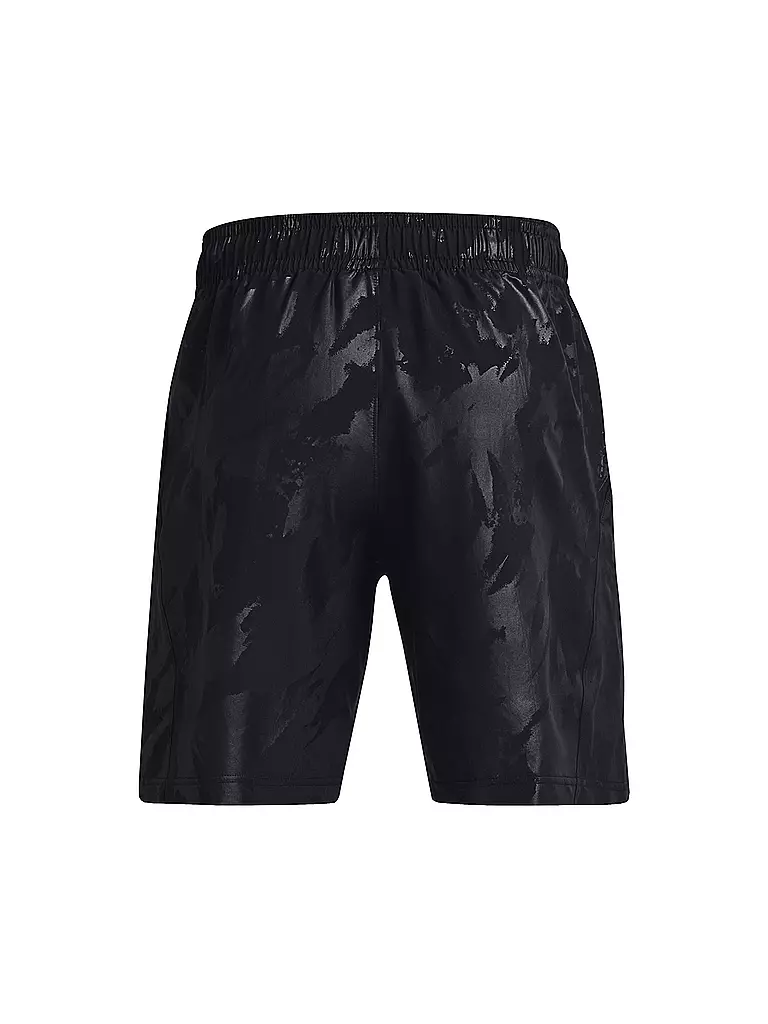 UNDER ARMOUR | Herren Fitnessshorts UA Woven Emboss | schwarz