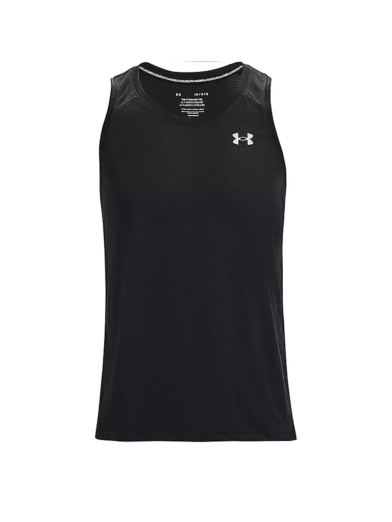 UNDER ARMOUR | Herren Fitnesstank Streaker | schwarz