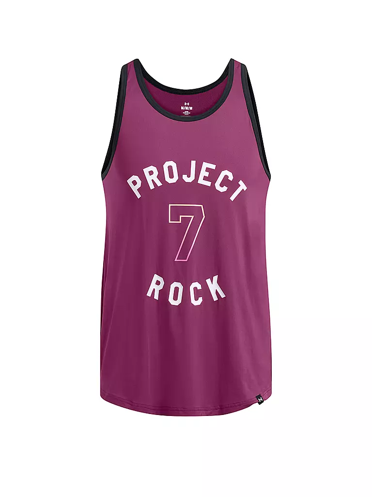 UNDER ARMOUR | Herren Fitnesstank The Rock Mesh | beere