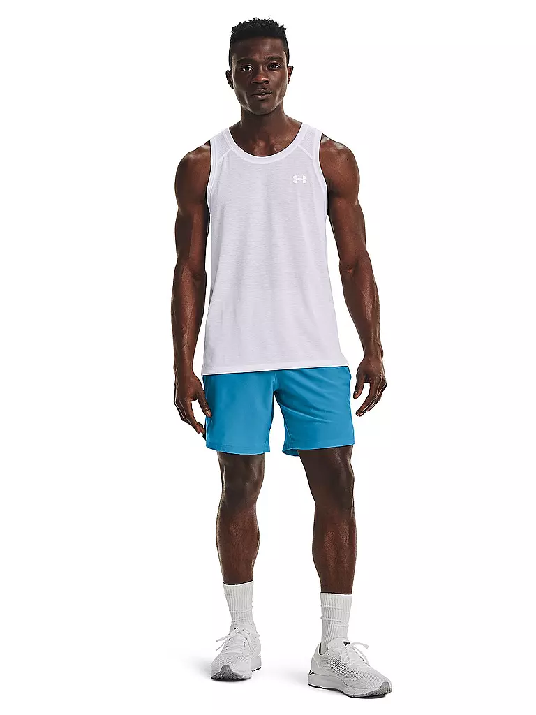 UNDER ARMOUR | Herren Fitnesstank UA Streaker Run Singlet | weiss