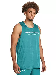 UNDER ARMOUR | Herren Fitnesstank UA Zone Reversible | Türkis