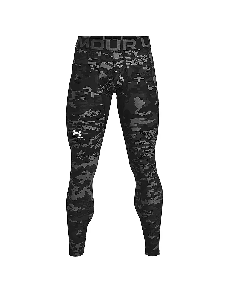 UNDER ARMOUR | Herren Fitnesstight UA RUSH ™ HeatGear® Upstream Camo | schwarz