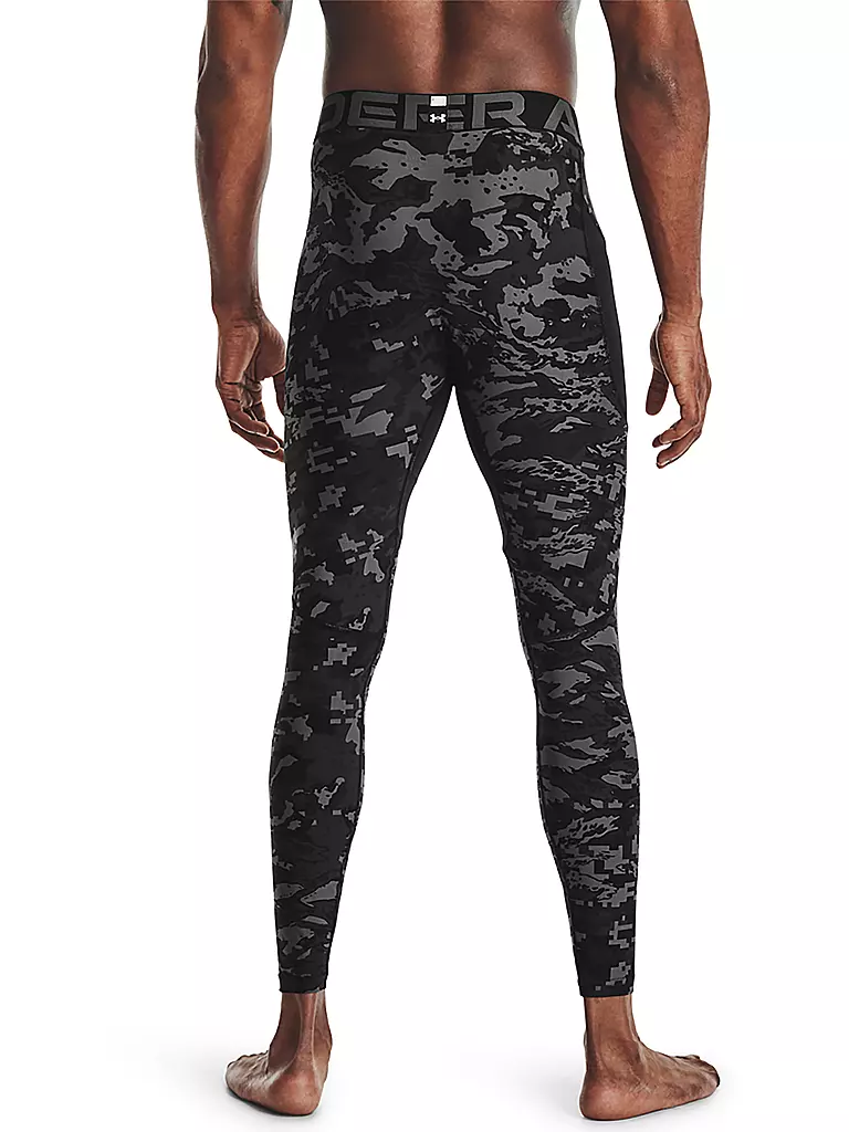 UNDER ARMOUR | Herren Fitnesstight UA RUSH ™ HeatGear® Upstream Camo | schwarz