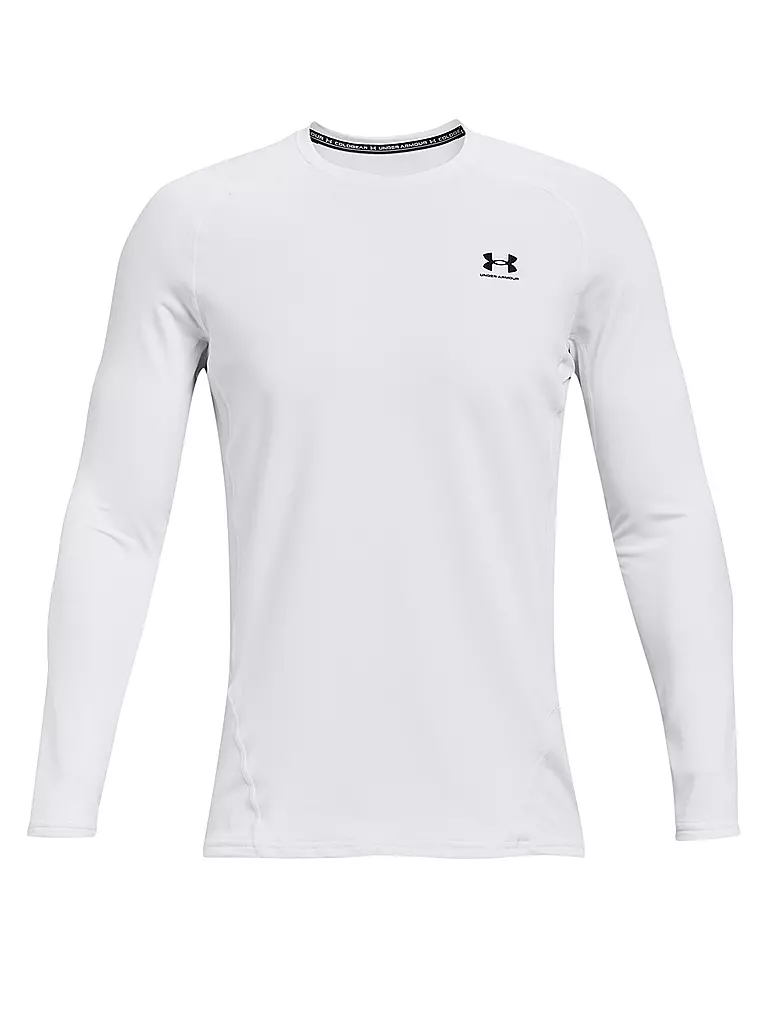 UNDER ARMOUR | Herren Fußball Unterziehshirt ColdGear® Armour Fitted Crew | weiss
