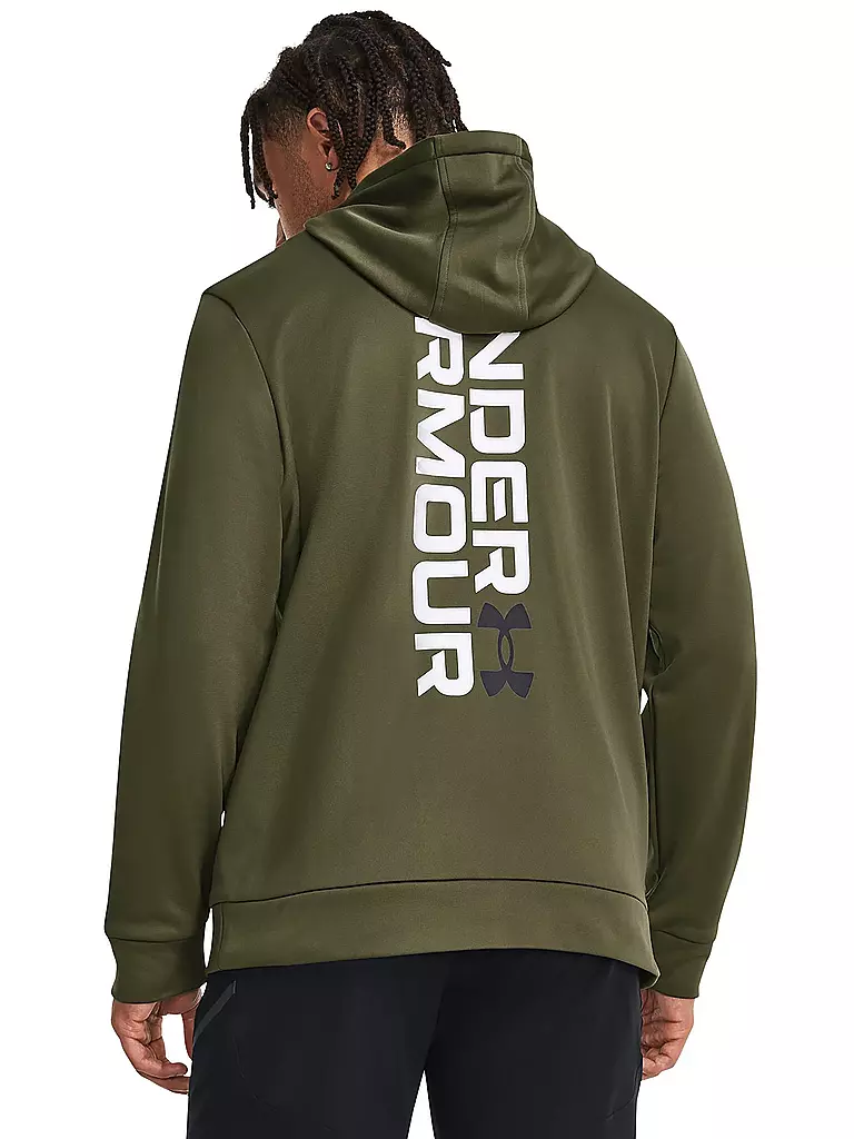 UNDER ARMOUR | Herren Hoodie Armour Fleece® mit Grafik | olive