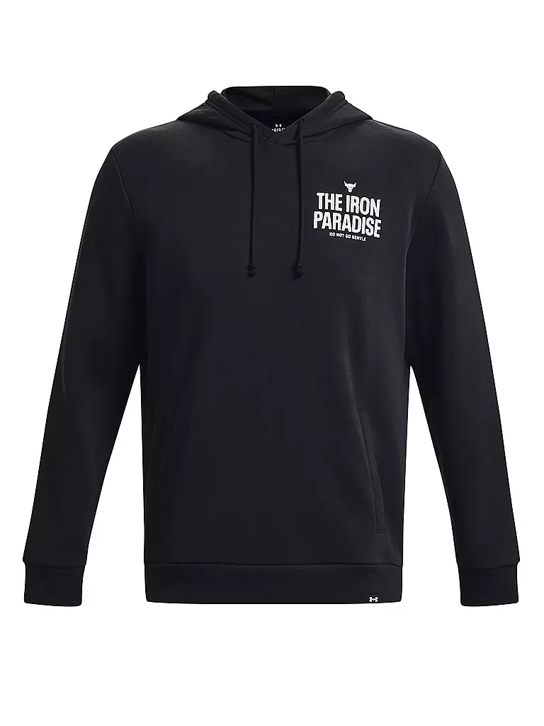 UNDER ARMOUR | Herren Hoodie Project Rock Rival Fleece  | schwarz