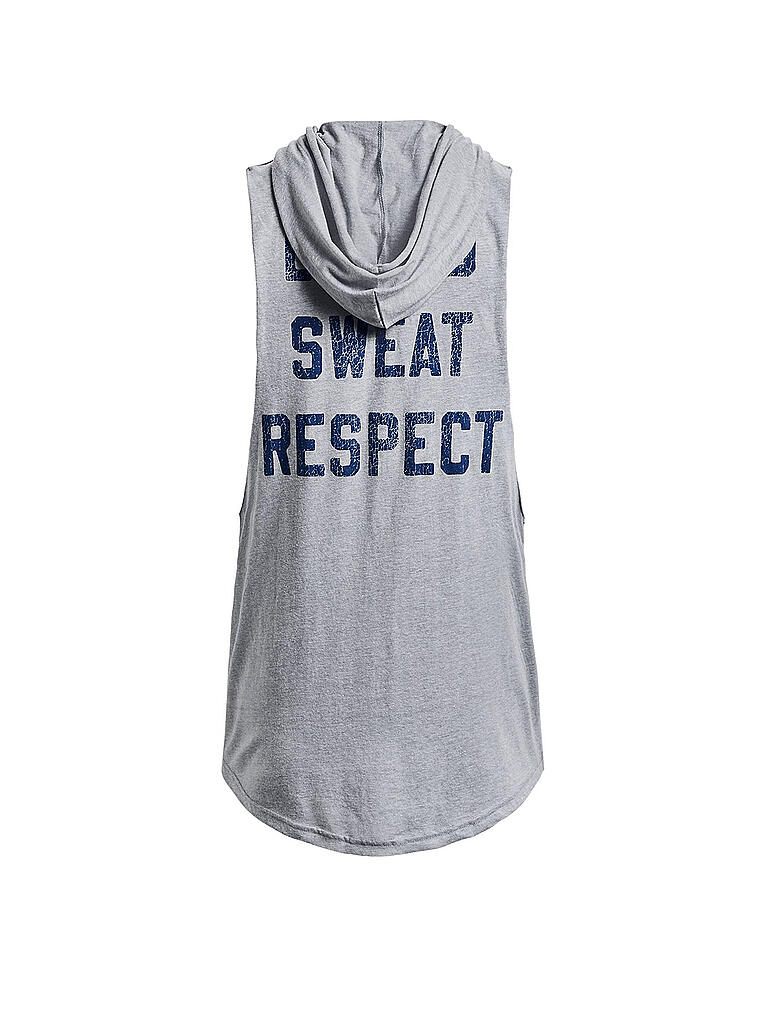 UNDER ARMOUR | Herren Hoodie Project Rockohne Ärmel | blau