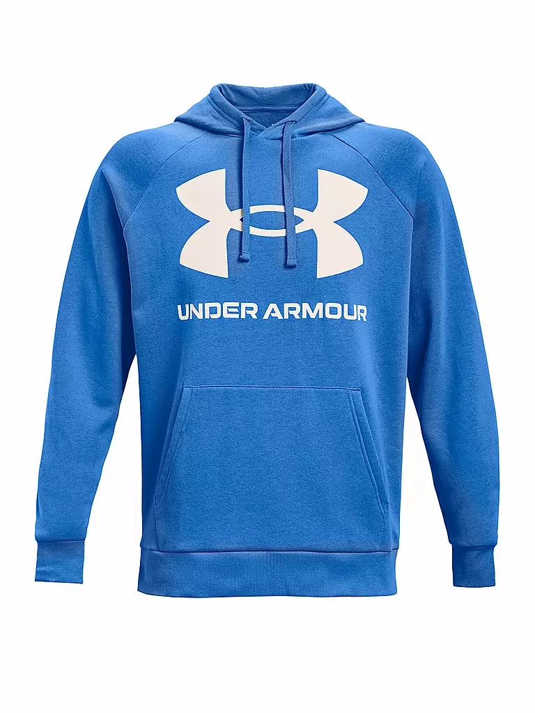 UNDER ARMOUR | Herren Hoodie UA Rival Fleece Big Logo | blau