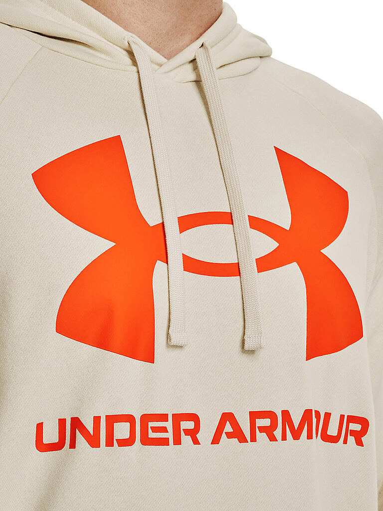 UNDER ARMOUR | Herren Hoodie UA Rival Fleece Big Logo | beige