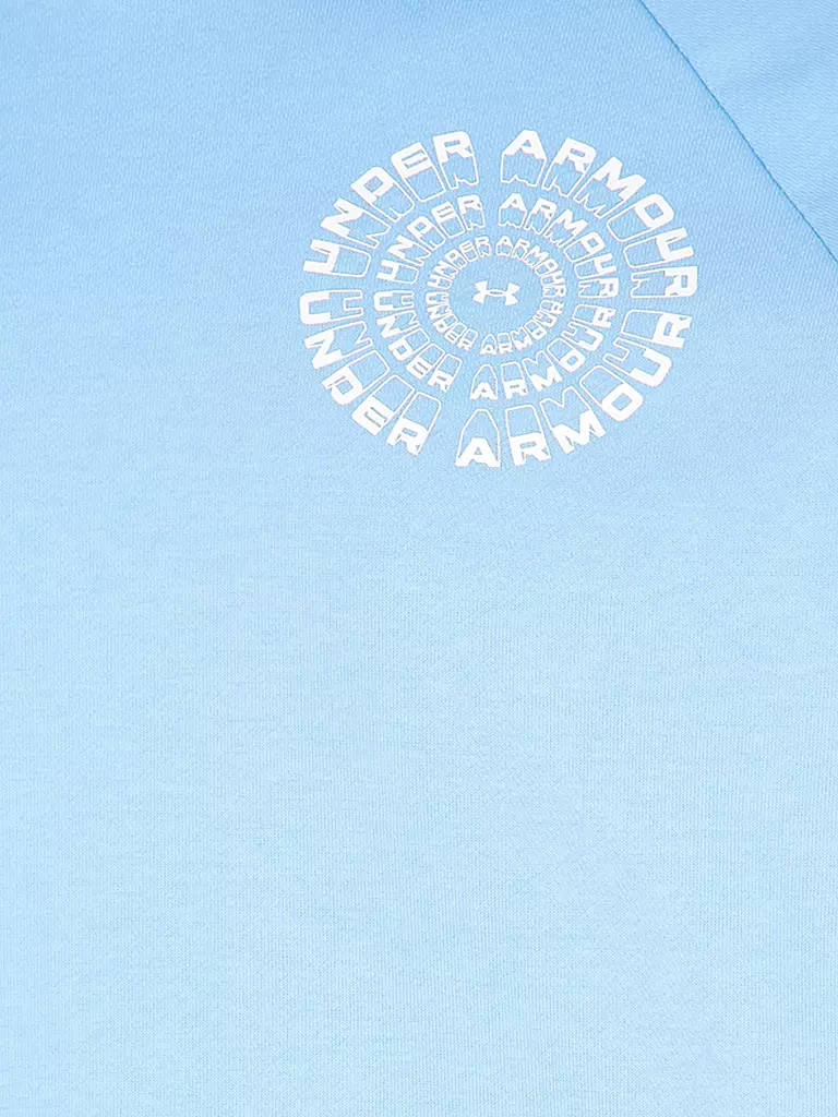 UNDER ARMOUR | Herren Hoodie UA Rival Fleece High Brand Read Logo | hellblau