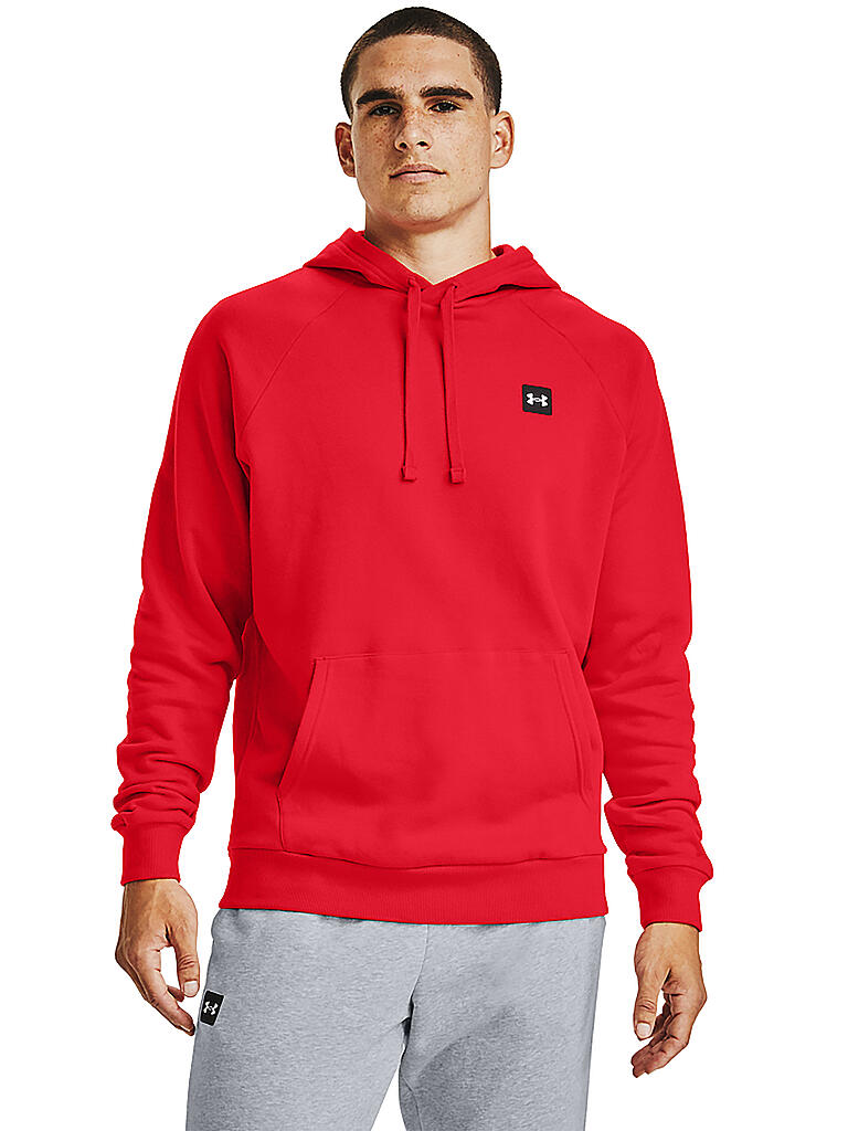 UNDER ARMOUR | Herren Hoodie UA Rival Fleece | rot