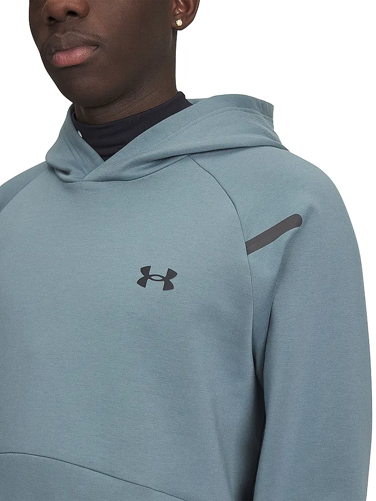 UNDER ARMOUR | Herren Hoodie UA Unstoppable Fleece | petrol