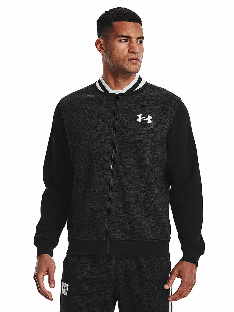 UNDER ARMOUR | Herren Jacke UA Essential Fleece Heritage | schwarz