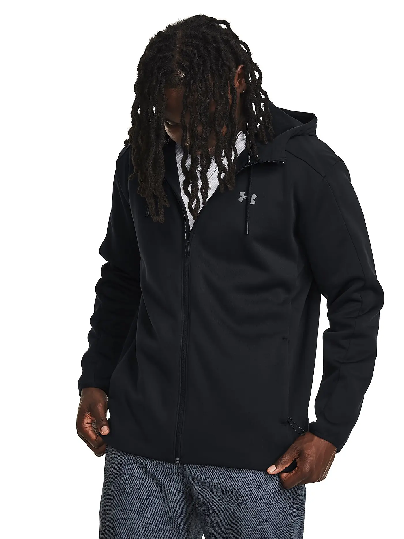 UNDER ARMOUR | Herren Jacke UA Essential Swacket | schwarz