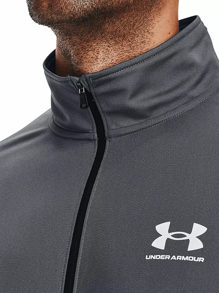 UNDER ARMOUR | Herren Jacke UA Sportstyle Pique | grau