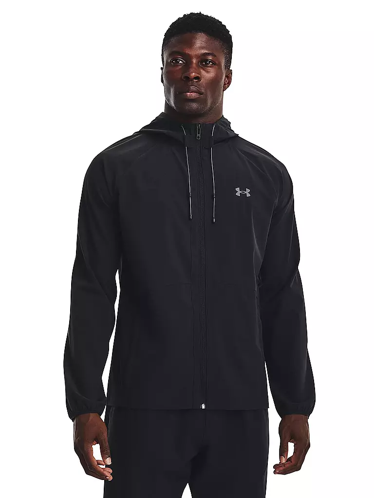 UNDER ARMOUR | Herren Jacke UA Stretch Woven Windbreaker | schwarz