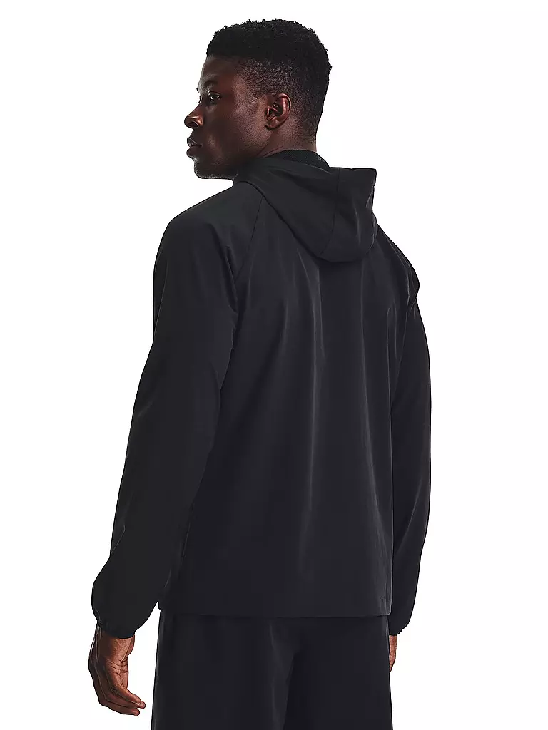 UNDER ARMOUR | Herren Jacke UA Stretch Woven Windbreaker | schwarz