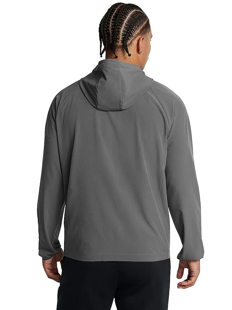UNDER ARMOUR | Herren Jacke UA Windbreaker Stretch | Grau