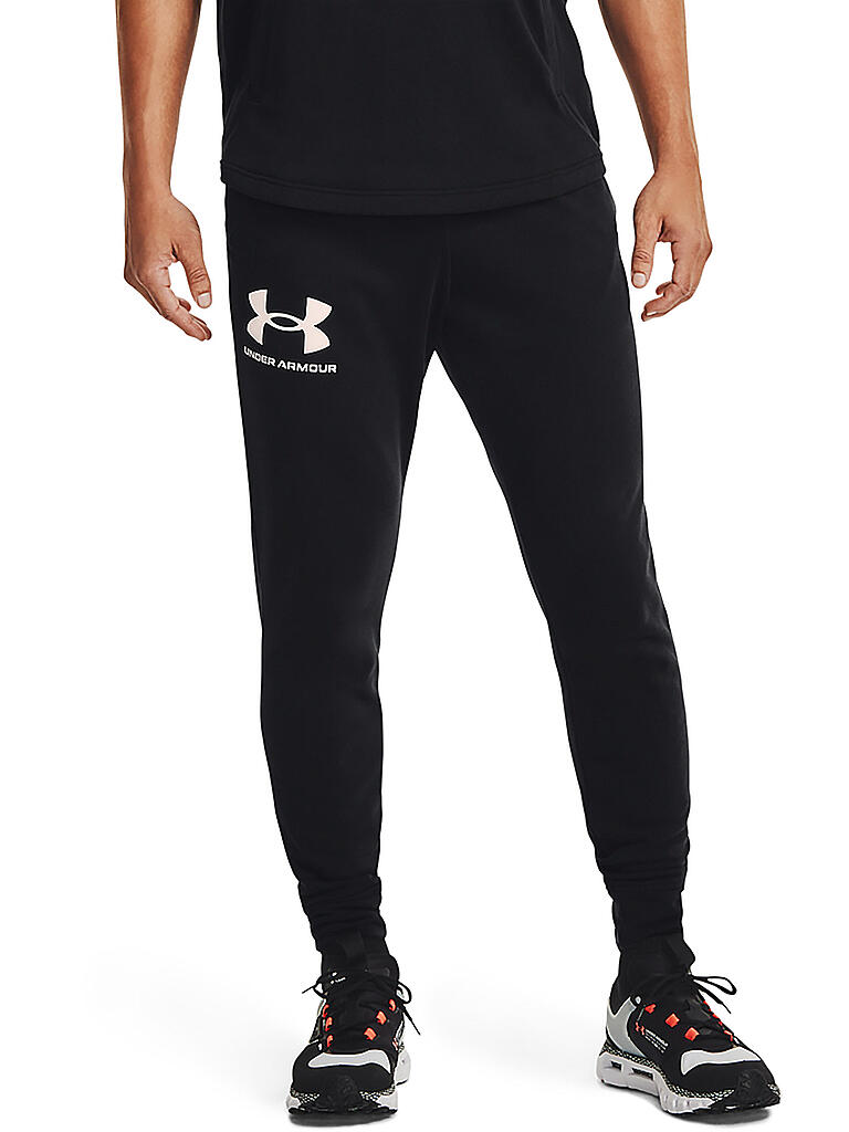 UNDER ARMOUR Herren Jogginghose UA Rival Terry schwarz S