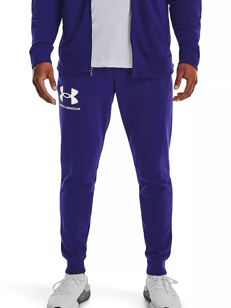 UNDER ARMOUR Herren Jogginghose UA Rival Terry blau