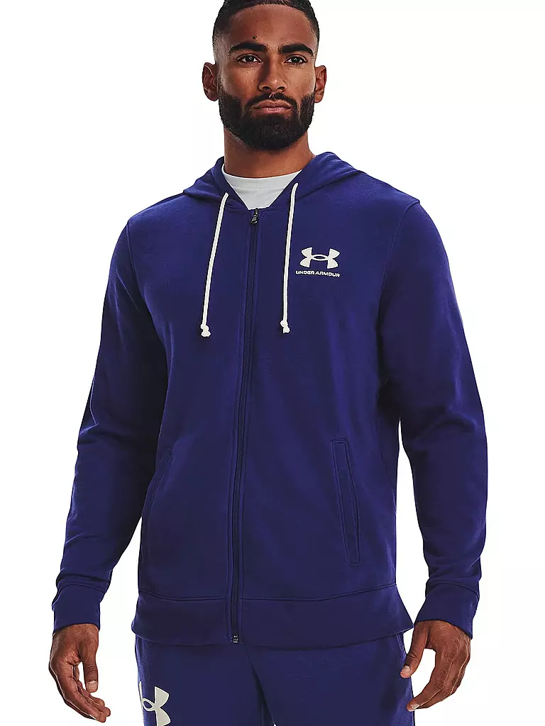 UNDER ARMOUR | Herren Kapuzenpullover UA Rival Terry | blau