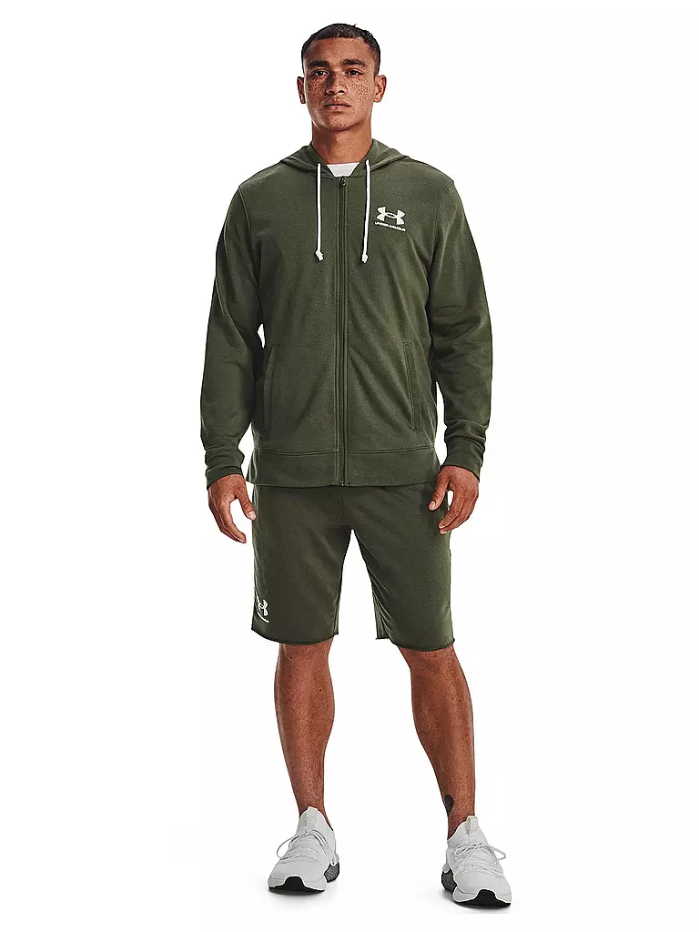 UNDER ARMOUR | Herren Kapuzenpullover UA Rival Terry | olive