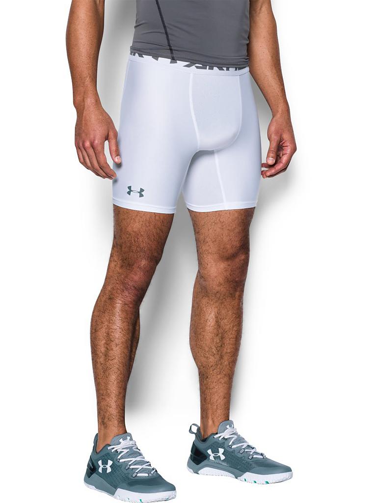 UNDER ARMOUR | Herren Kompressions-Short UA HeatGear® Amour | weiß