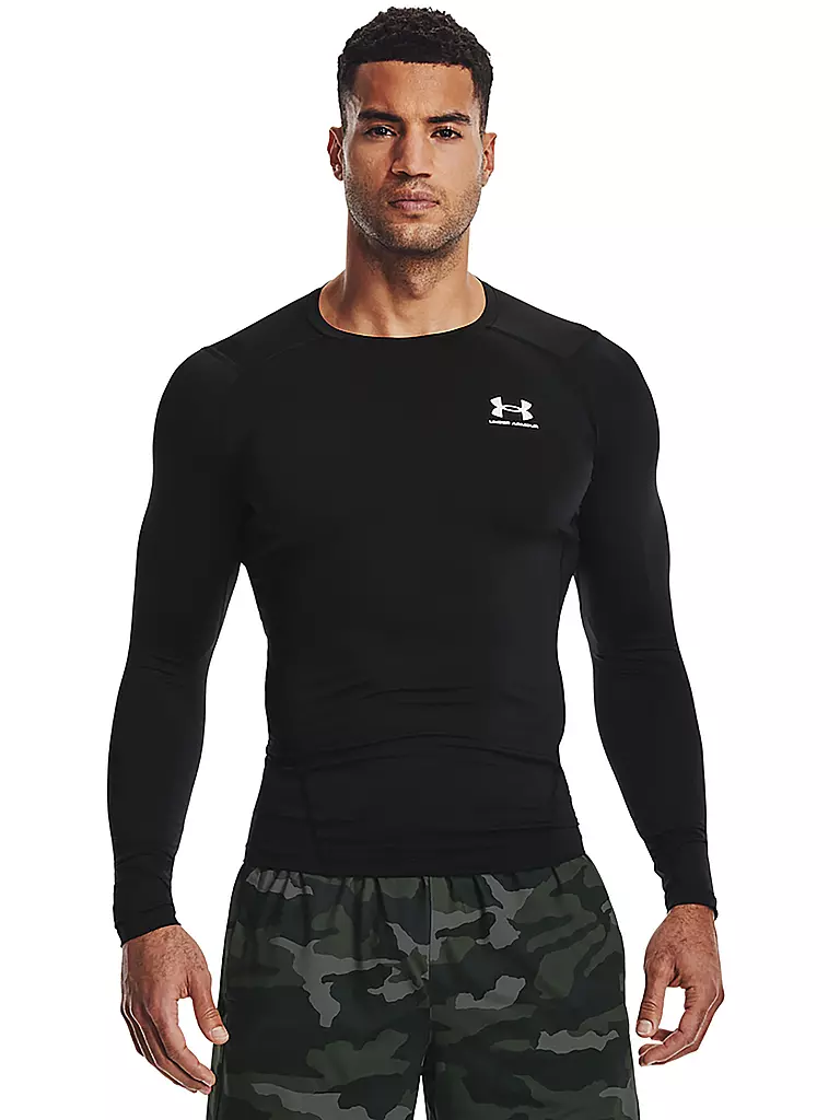 UNDER ARMOUR | Herren Kompressionsshirt HeatGear® Armour | schwarz