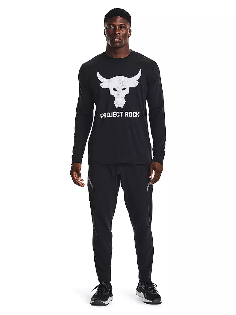 UNDER ARMOUR | Herren Shirt Project Rock Brahma Bull | schwarz