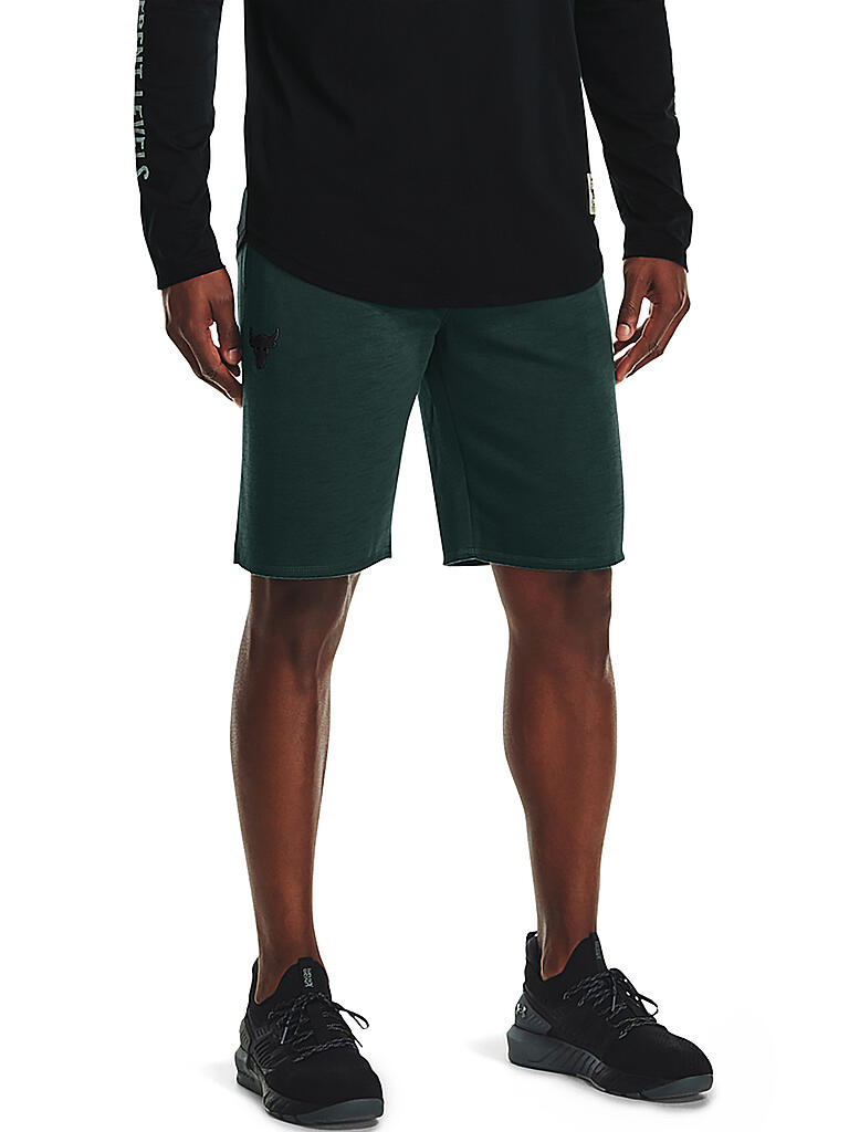 UNDER ARMOUR | Herren Short Project Rock Charged Cotton® Fleece | grau