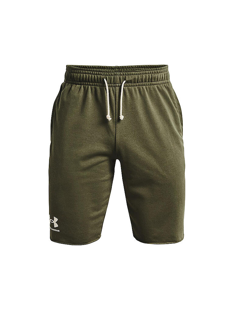 UNDER ARMOUR | Herren Short UA Rival Terry | olive