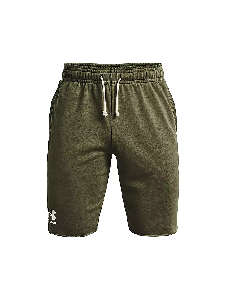 UNDER ARMOUR | Herren Short UA Rival Terry | olive