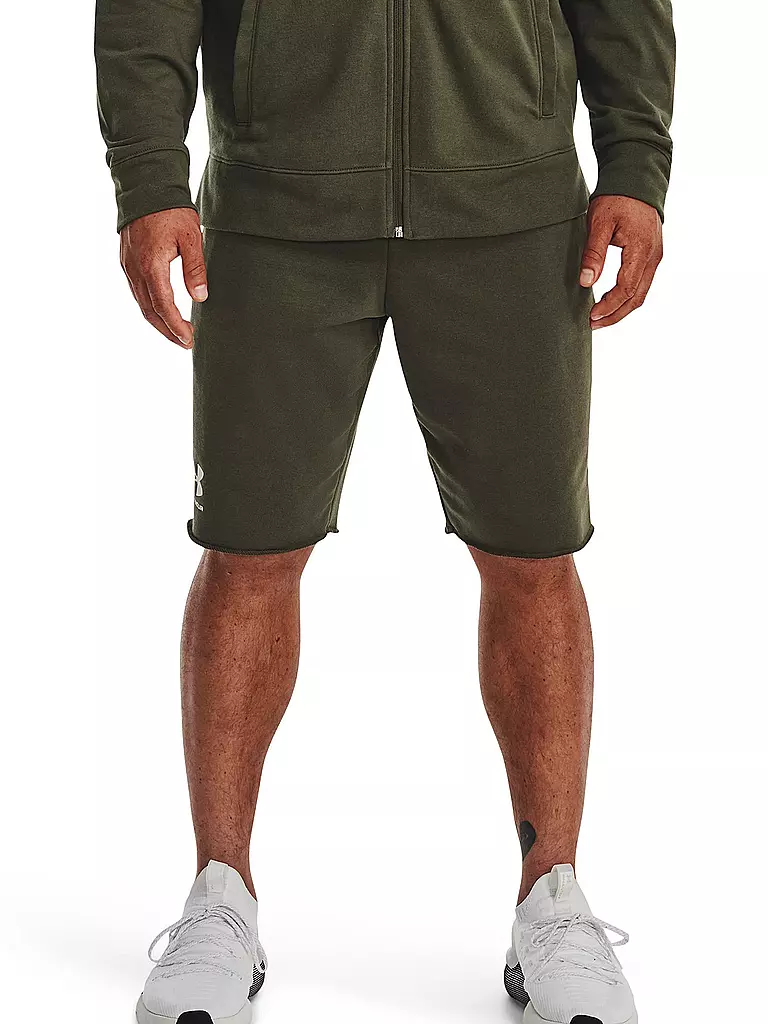 UNDER ARMOUR | Herren Short UA Rival Terry | olive