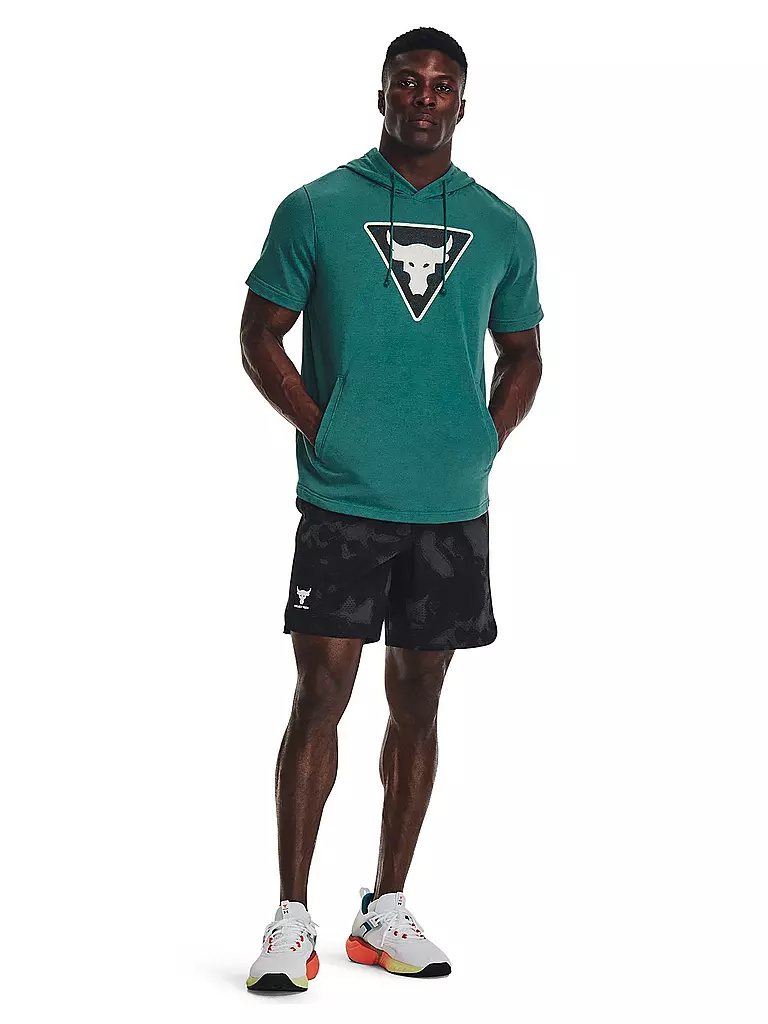 UNDER ARMOUR | Herren Sweater Project Rock Terry Hooded | grün