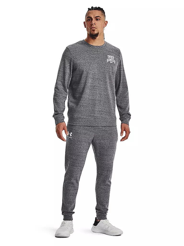 UNDER ARMOUR | Herren Sweater UA Rival Terry Graphic Crew | grau